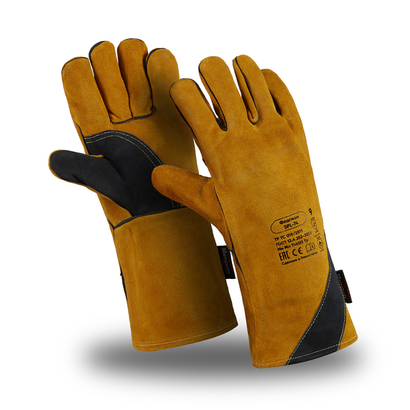 Перчатки Manipula Specialist® Флагман (спилок/джинса+флис), SPL-74/TG-692 (10(XL))