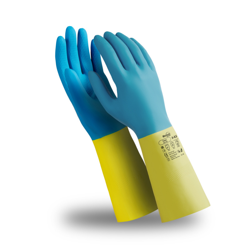 Перчатки Manipula Specialist® Союз (латекс/неопрен 0,70мм), LN-F-05/CG-971 (10-10,5(XL))