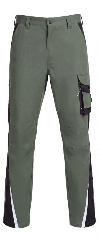 Брюки ProfLineLeader (тк.Хлопок/Спандекс,260), хаки/черный (44-46; 170-176)