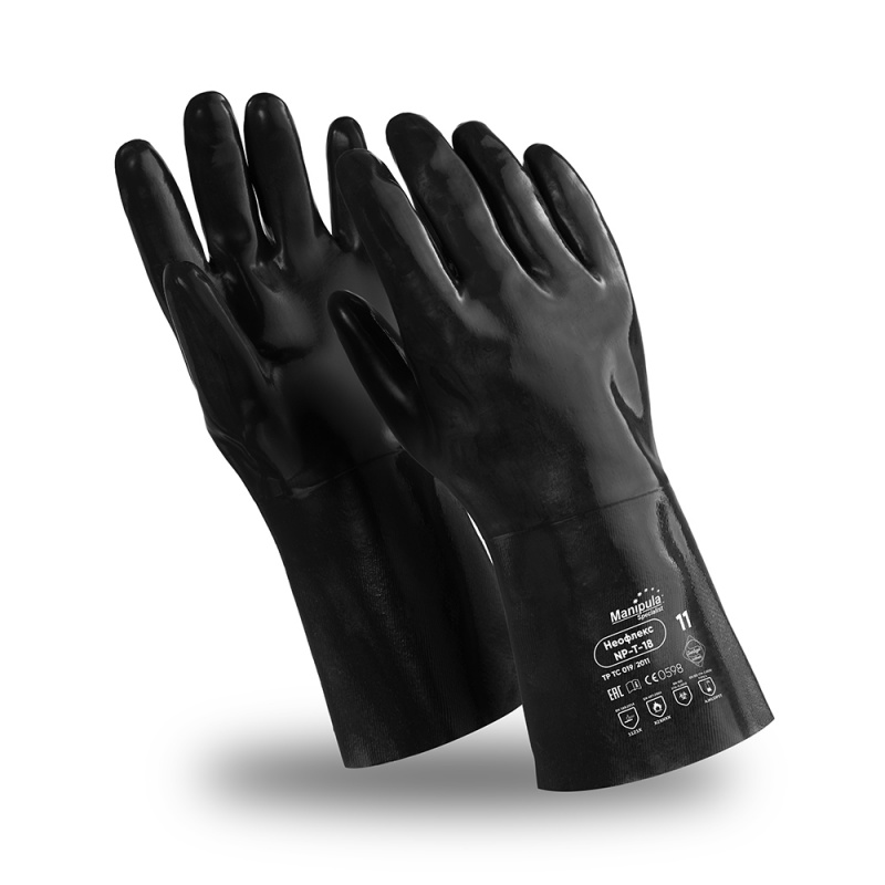 Перчатки Manipula Specialist® Неофлекс (интерлок+неопрен 2,1мм), NP-T-18/CG-974 (11(XL))